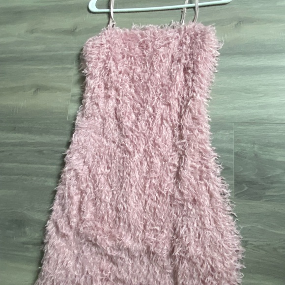 idem ditto Faux Fur Confetti Dress - Picture 3 of 4